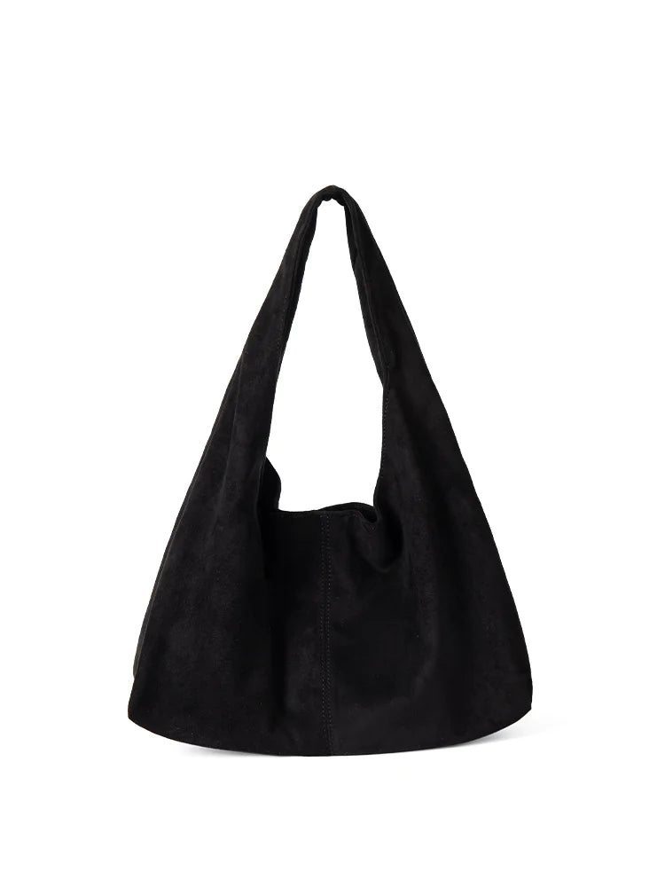 Large Suede Tote Bag