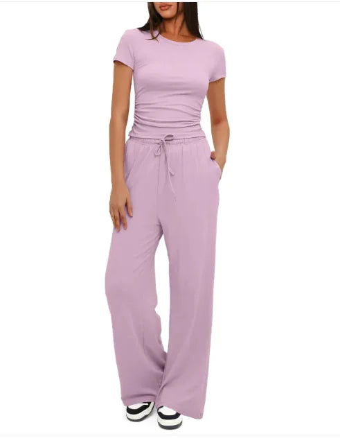 Summer Sportswear Two-Piece Set