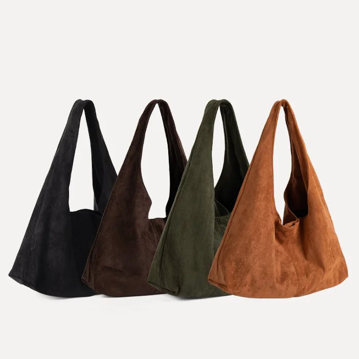 Large Suede Tote Bag