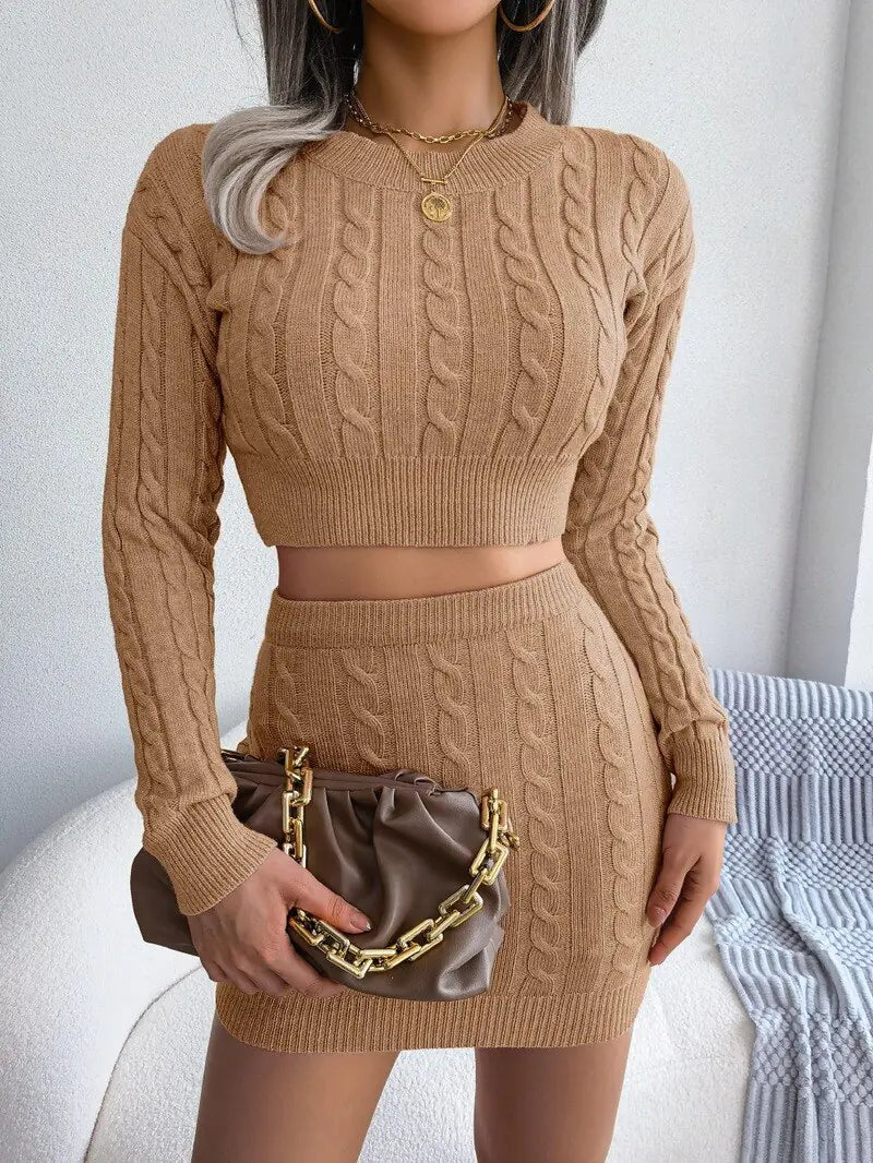 Twist Knit 2-Piece