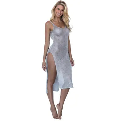 Mesh Beach Dress: Sheer Glam