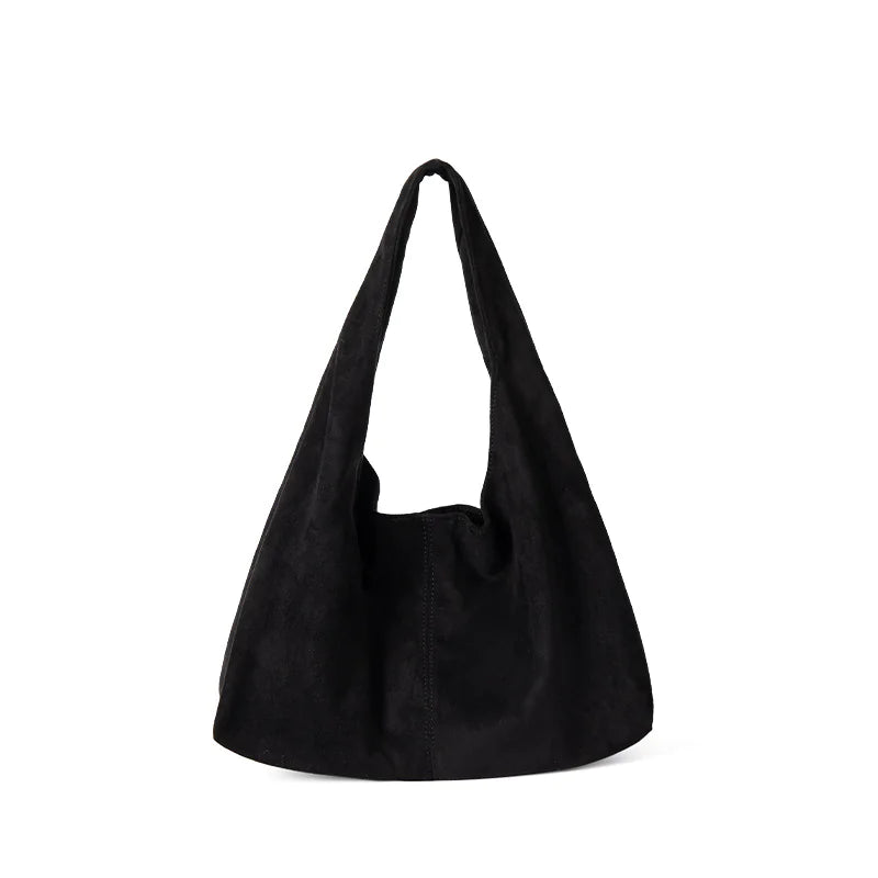 Large Suede Tote Bag