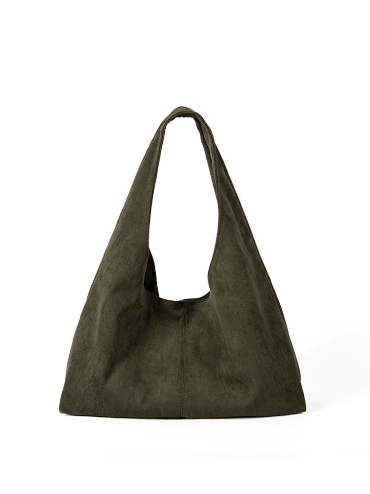 Large Suede Tote Bag